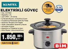 Kumtel Elektrikli Güveç