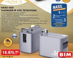 Voltme HAKO 600 Taşınabilir Güç İstasyonu