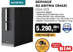 Kumtel Deposuz Su Arıtma Cihazı