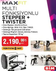 Maxfit Multi Fonksiyonlu Stepper + Twister