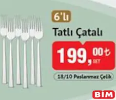 Tatlı Çatalı 6'lı