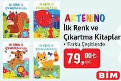 Artenino İlk Renk ve Çıkartma Kitapları