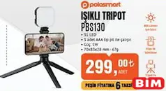 Polosmart Işıklı Tripot PBS130