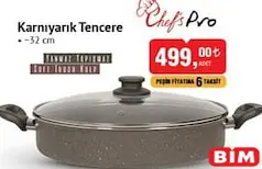 Chef's Pro Karnıyarık Tencere 32 cm