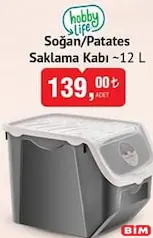 Hobby Life Soğan/Patates Saklama Kabı 12 L