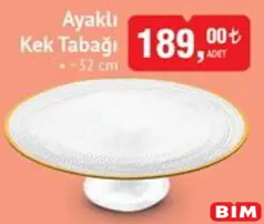 Colorina Ayaklı Kek Tabağı