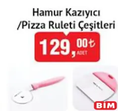 Pirge Hamur Kazıyıcı / Pizza Ruleti Çeşitleri