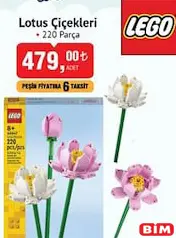 Lego Lotus Çiçekleri 220 Parça