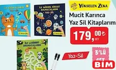 Yükselen Zeka Mucit Karınca Yaz Sil Kitaplarım 3'lüSet