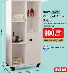 Ruum Store Raflı Çok Amaçlı Dolap