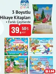 Martı Çocuk 3 Boyutlu Hikaye Kitapları