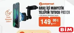 Polosmart Araç İçi Manyetik Telefon Tutucu PBS128