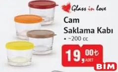 Glass in Love Cam Saklama Kabı 200 cc