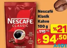 Nescafe Klasik Kahve 100 g