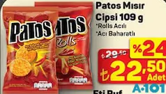 Patos Mısır Cipsi 109 g