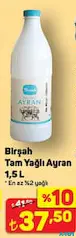 Birşah Tam Yağlı Ayran 1,5 L