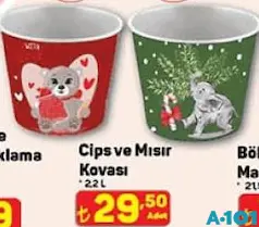 Cips ve Mısır Kovası 2,2 L