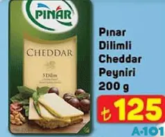 Pınar Dilimli Cheddar Peyniri 200 g