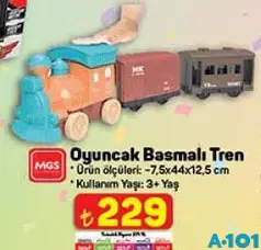 Mgs Oyuncak Basmalı Tren