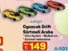 Weigo Oyuncak Drift Sürtmeli Araba