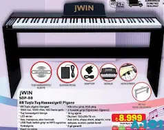 Jwin SDP-88 88 Tuşlu Tuş Hassasiyetli Piyano