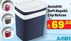 Asılabilir Soft Kapaklı Çöp Kutusu 4 L