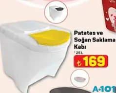 Patates ve Soğan Saklama Kabı 25 L