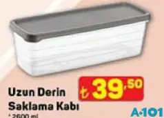 Uzun Derin Saklama Kabı 2600 ml