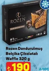 Rozen Dondurulmuş Belçika Çikolatalı Waffle 320 g