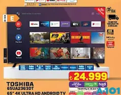 Toshiba 65UA2363DT 65 inç 4K ULTRA HD Android TV Akıllı Televizyon