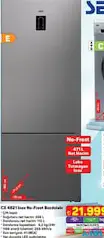 Seg CX 4821 inox No-Frost Buzdolabı