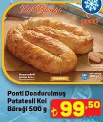 Ponti Dondurulmuş Patatesli Kol Böreği 500 g