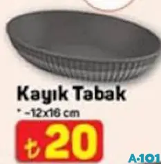 Kayık Tabak