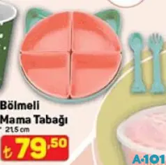 Bölmeli Mama Tabağı