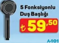 5 Fonksiyonlu Duş Başlığı