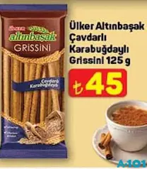 Ülker Altınbaşak Çavdarlı Karabuğdaylı Grissini 125 g