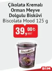 Biscolata Mood Çikolata Kremalı Orman Meyve Dolgulu Bisküvi 125 g