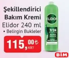 Elidor Şekillendirici Bakım Kremi  Belirgin Bukleler 240 ml