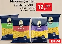 Cardella Makarna Çeşitleri 500 g