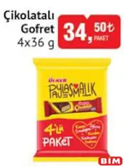 Ülker Çikolatalı Gofret 4x36 g