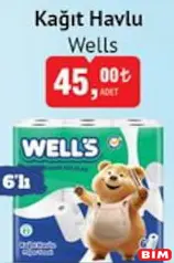 Wells Kağıt Havlu 6'lı