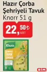 Knorr Hazır Çorba Şehriyeli Tavuk 51 g