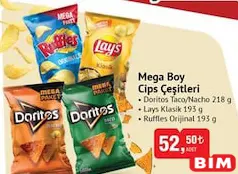 Doritos Mega Boy Cips Çeşitleri