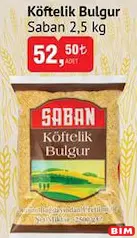 Saban Köftelik Bulgur 2,5 kg