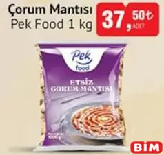 Pek Food Çorum Mantısı 1 kg