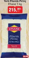 Efsane Yerli Pilavlık Pirinç 5 kg