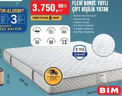 Homedius Flexi Bonel Yaylı Çift Kişilik Yatak