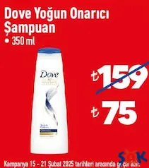 Dove Yoğun Onarıcı Şampuan 350 ml