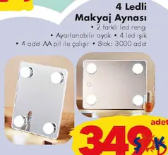 Forever 4 Ledli Makyaj Aynası