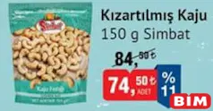 Simbat Kızartılmış Kaju 150 g